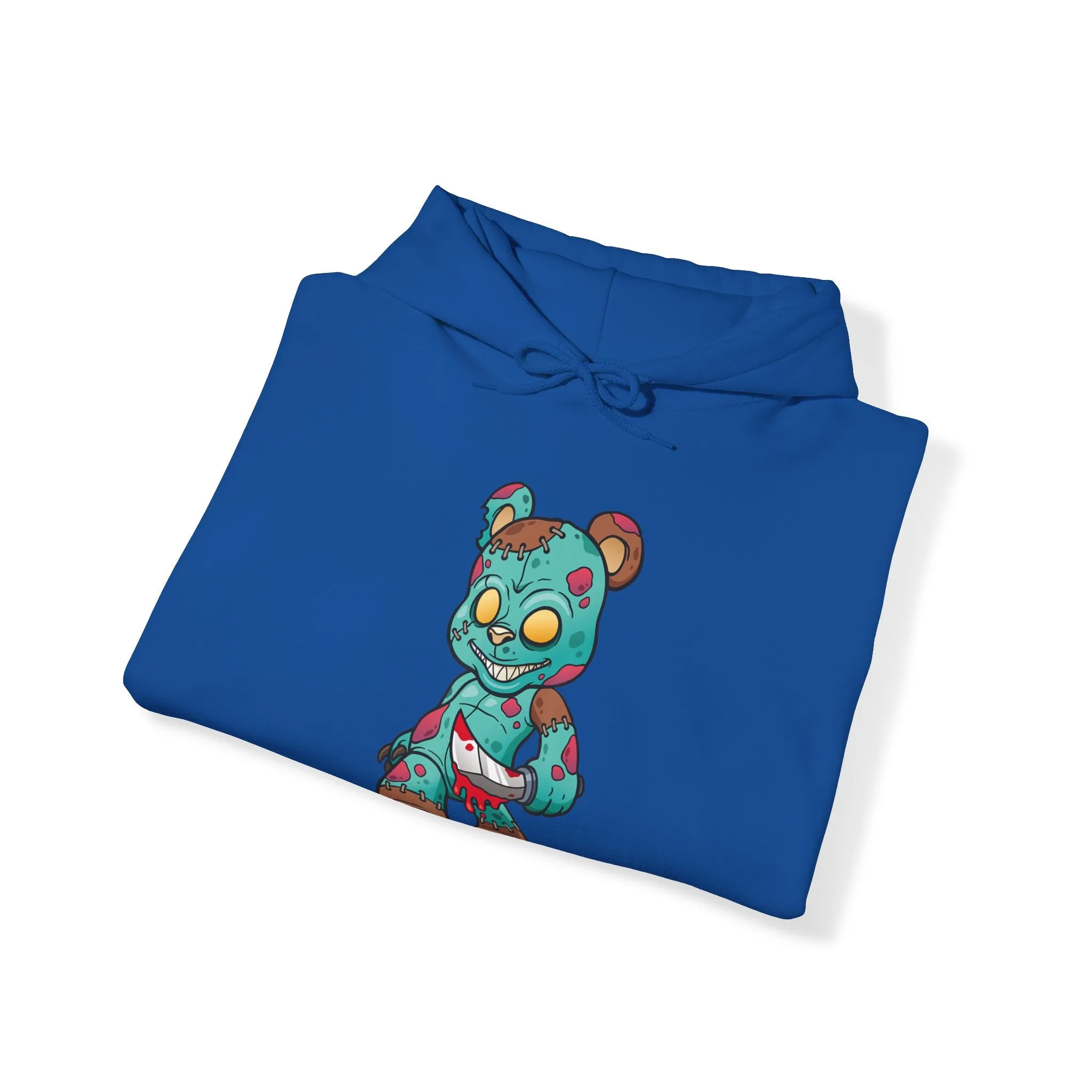 Bloody Knife Teddy Bear Hoodie