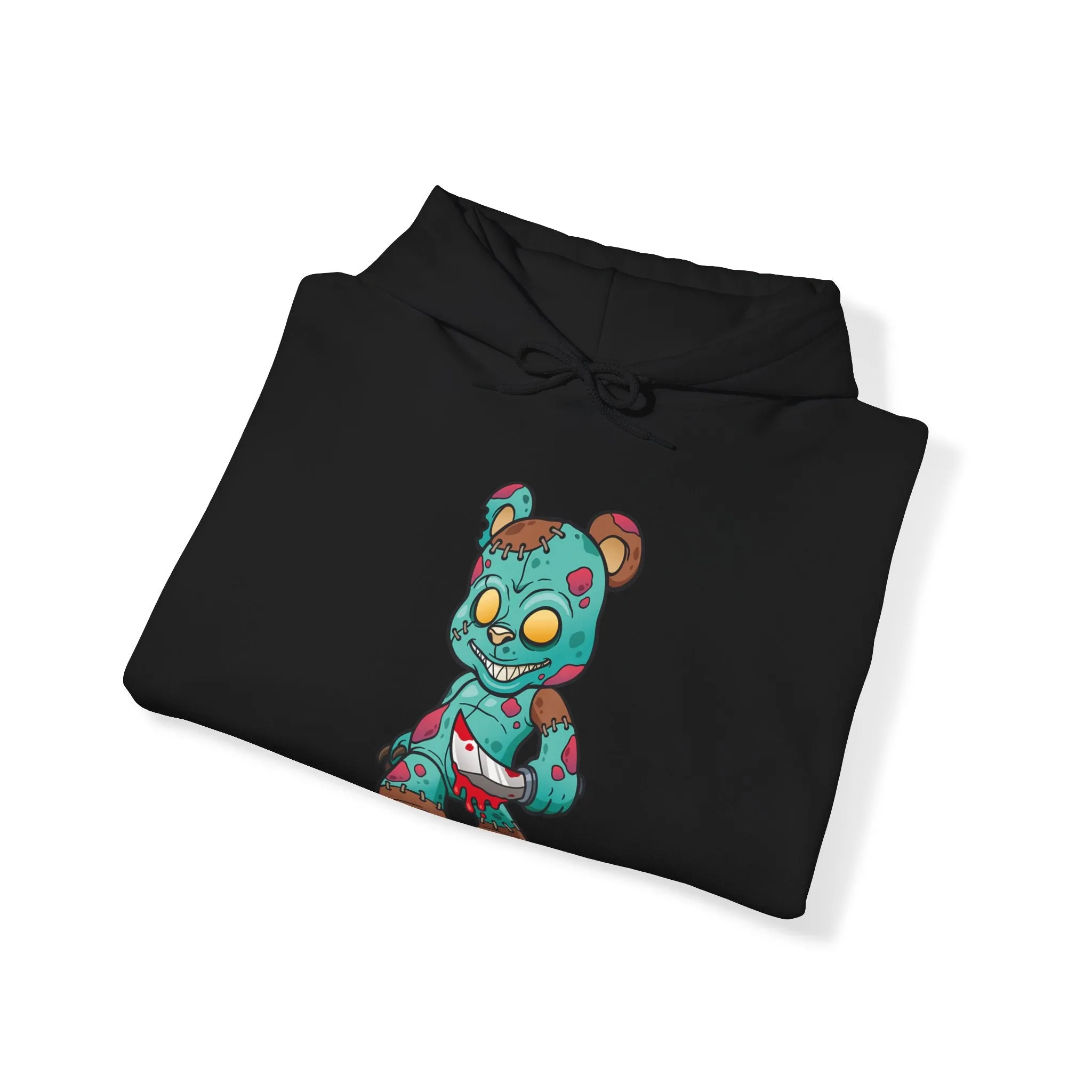 Bloody Knife Teddy Bear Hoodie
