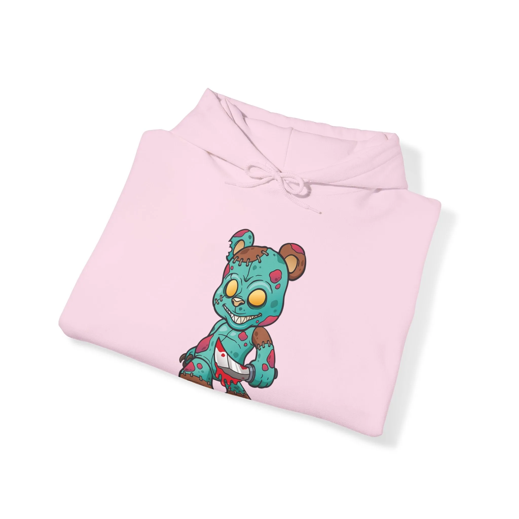 Bloody Knife Teddy Bear Hoodie