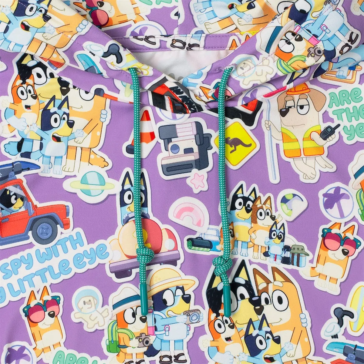 Bluey "Let's Motor" – Youth Performance Hoodie