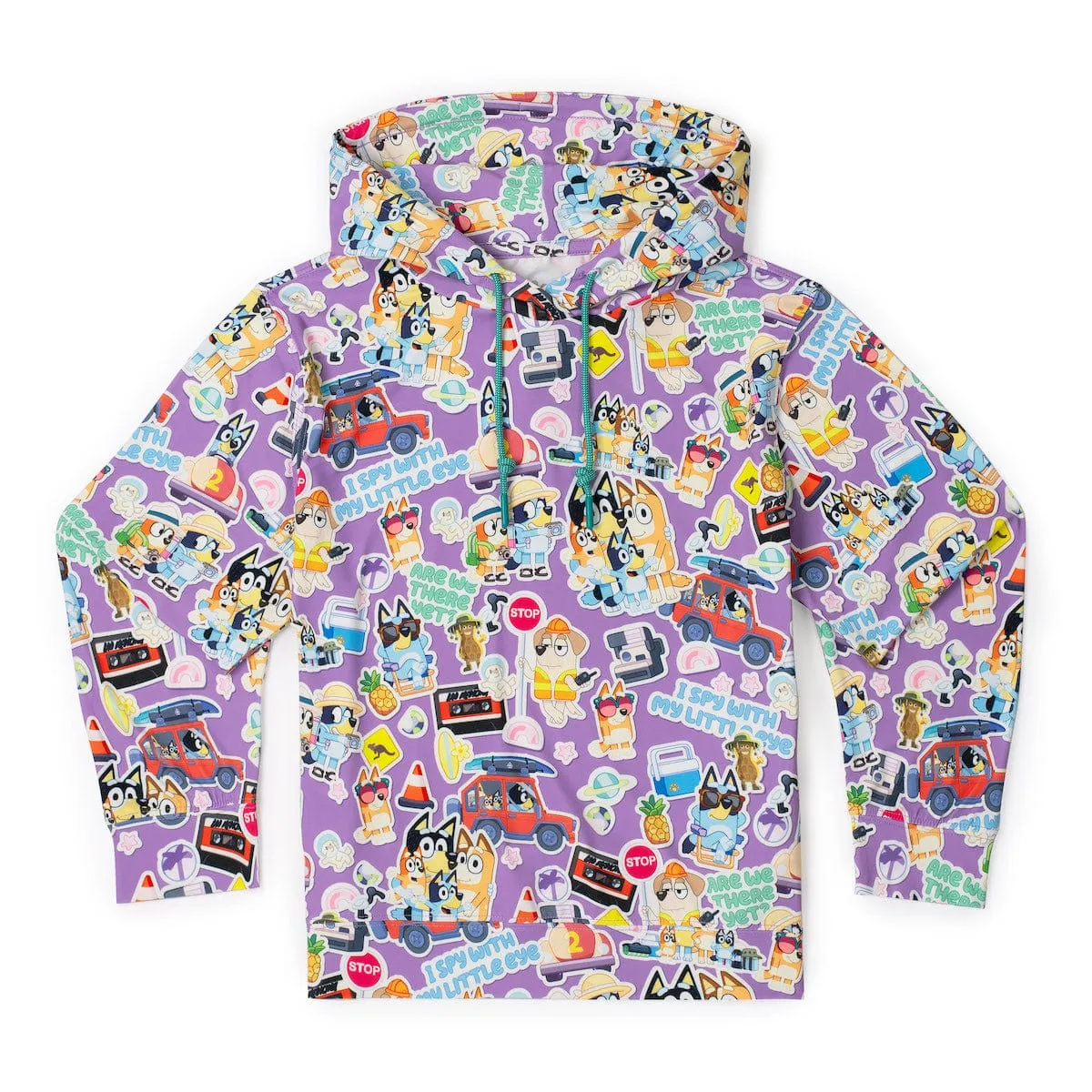 Bluey "Let's Motor" – Youth Performance Hoodie