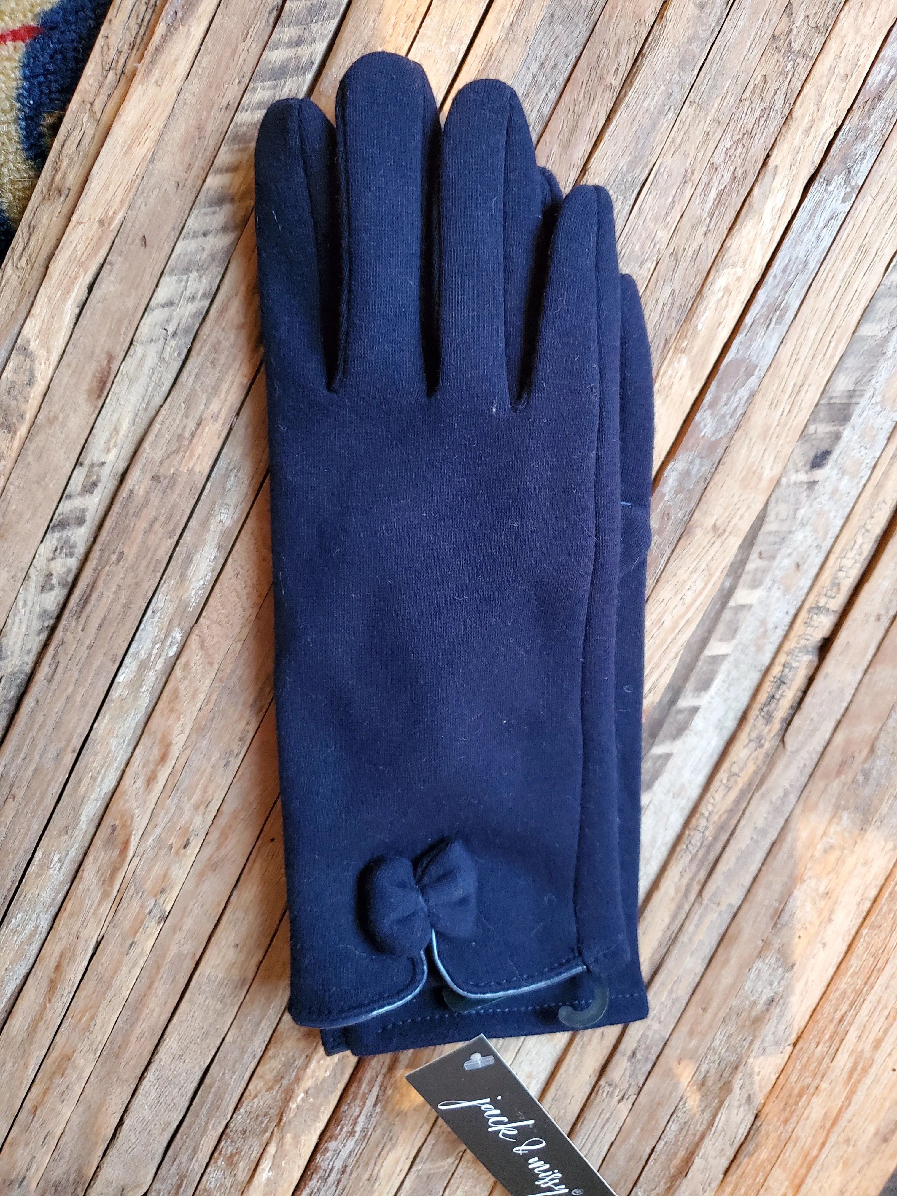 Bow Fleece Gloves