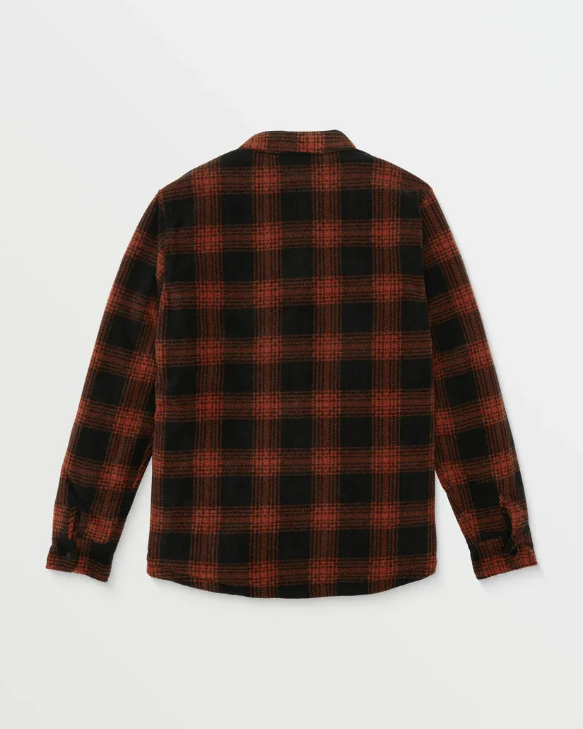 Bowered Fleece Jacket - Burnt Sienna