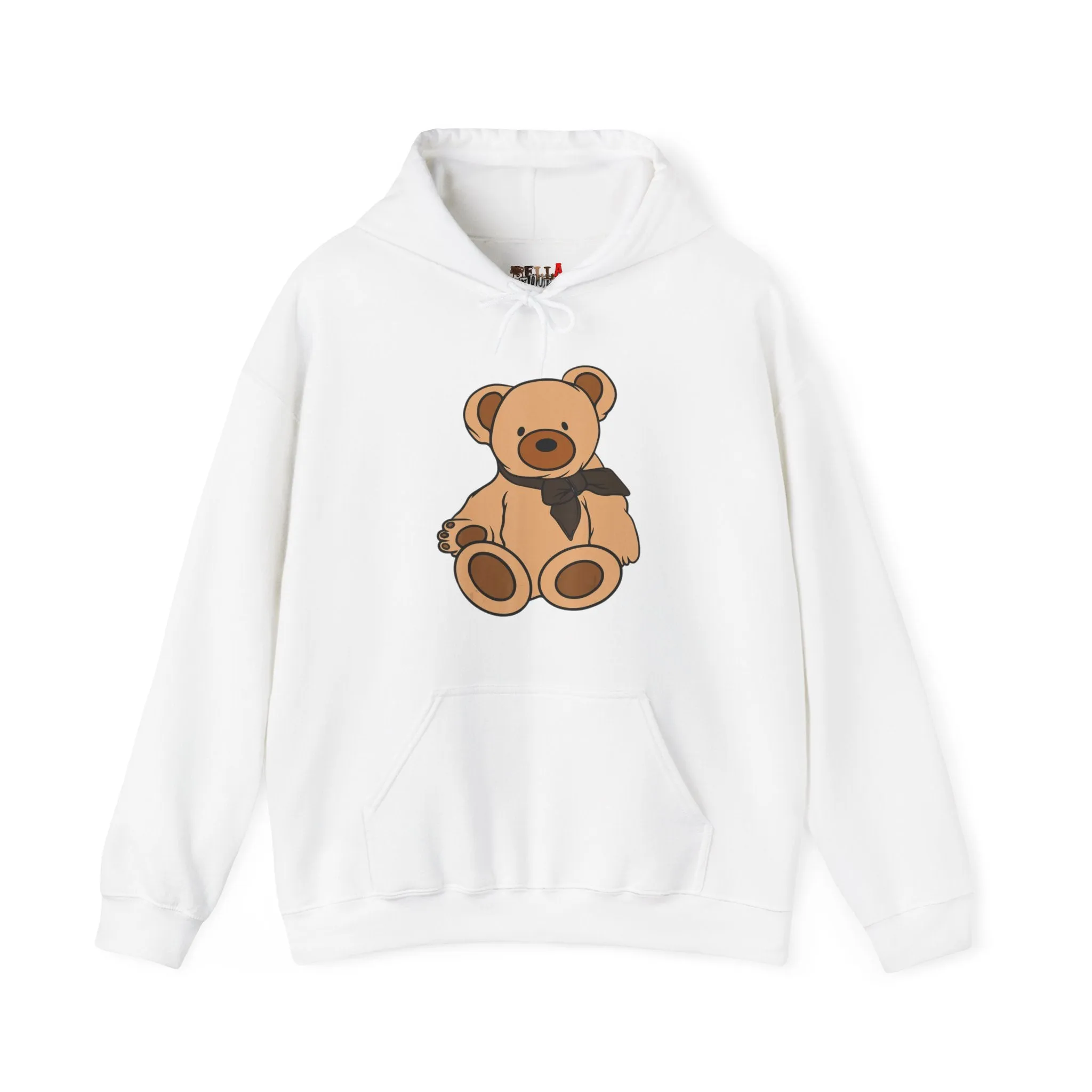Brown Scarf Teddy Bear Hoodie