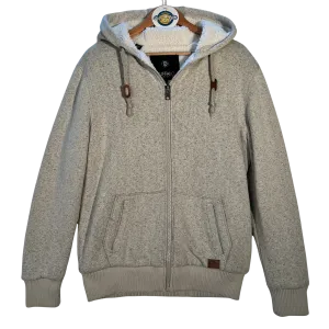 Buffalo By David Bitton Black Zip Up Sherpa Hoodie