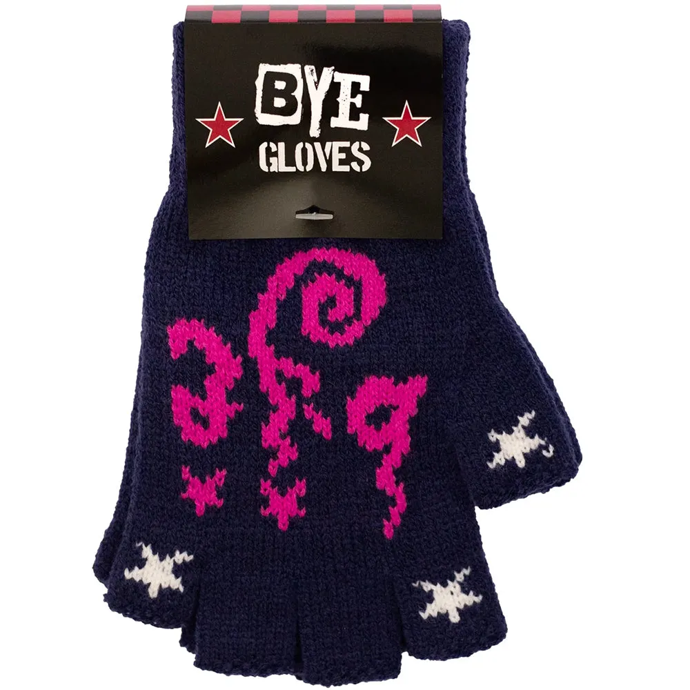 Bye Jeremy Fingerless Gloves Navy
