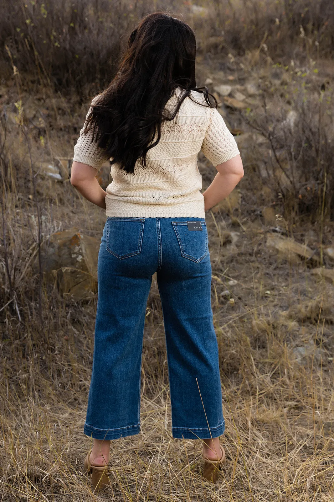 Cali Wide Leg Crop Jean