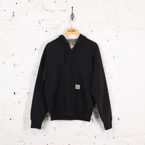 Carhartt Fleece Lined Full Zip Hoodie - Black - L