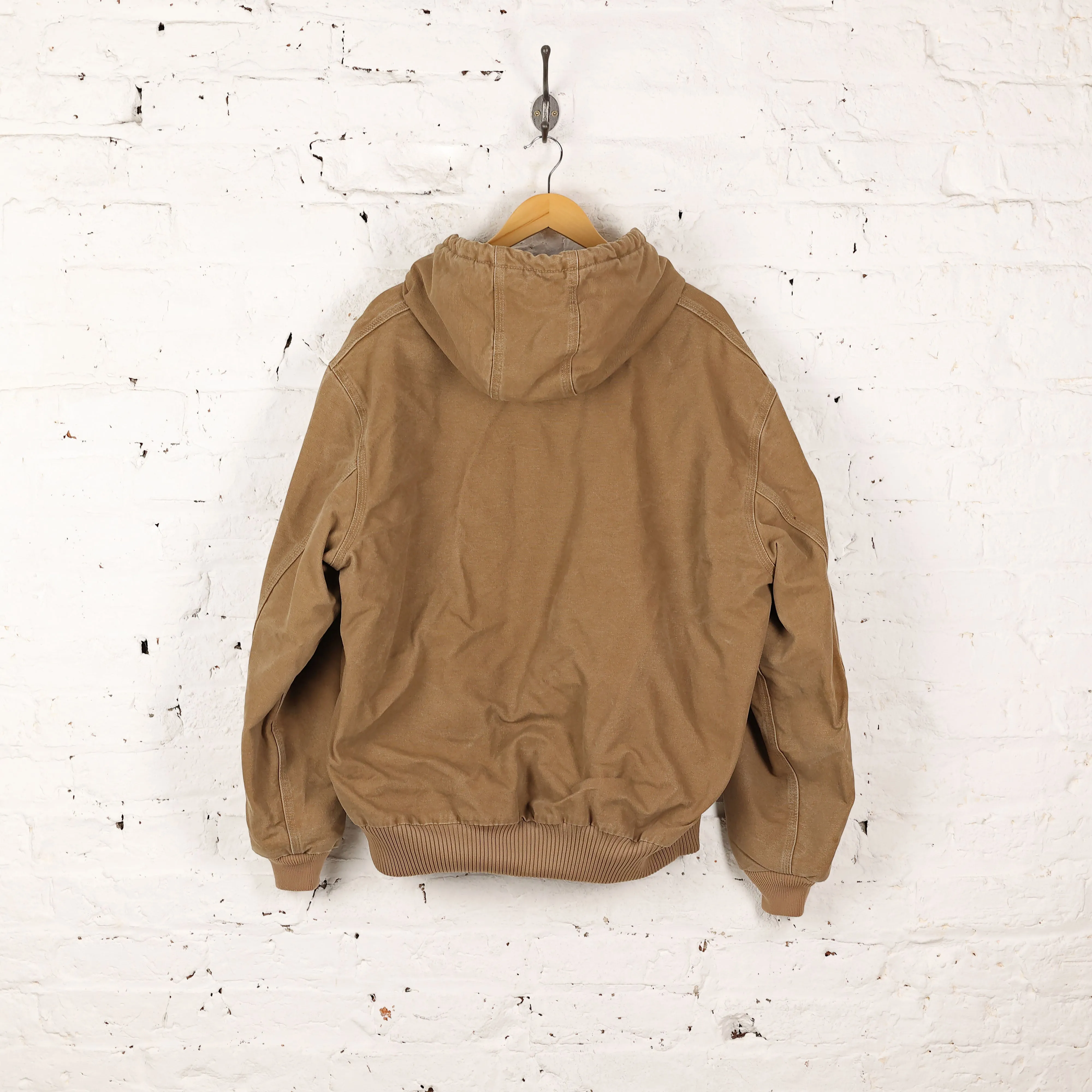 Carhartt Hooded Work Jacket - Brown - XL