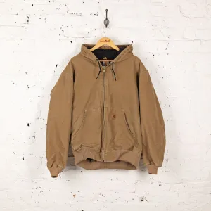 Carhartt Hooded Work Jacket - Brown - XL