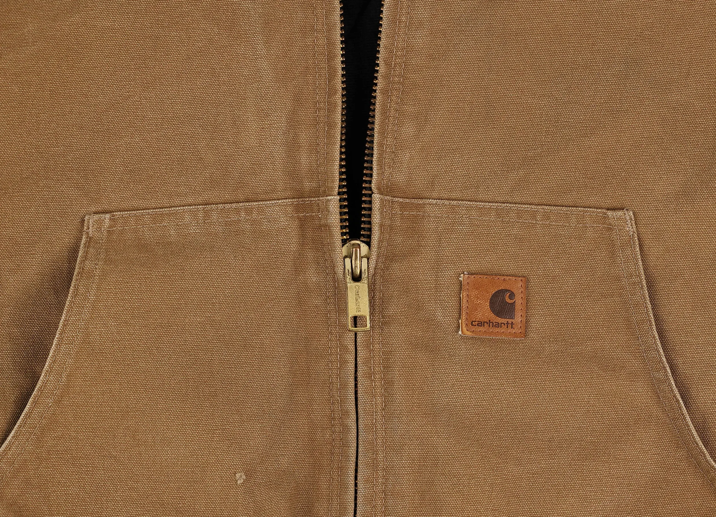 Carhartt Hooded Work Jacket - Brown - XL