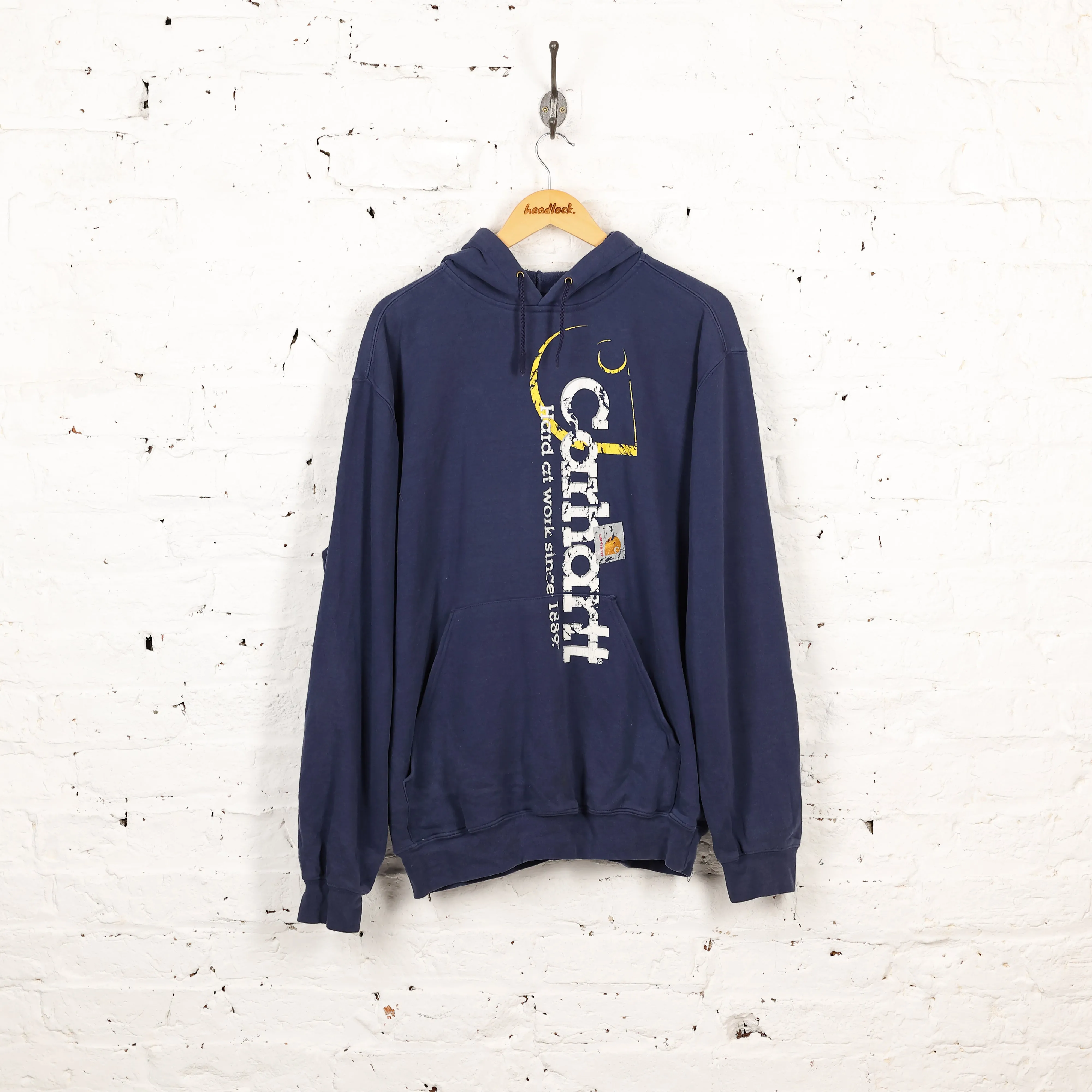 Carhartt Hoodie - Blue - L
