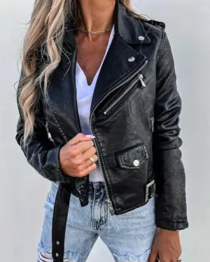Casey Leather Summer Jacket