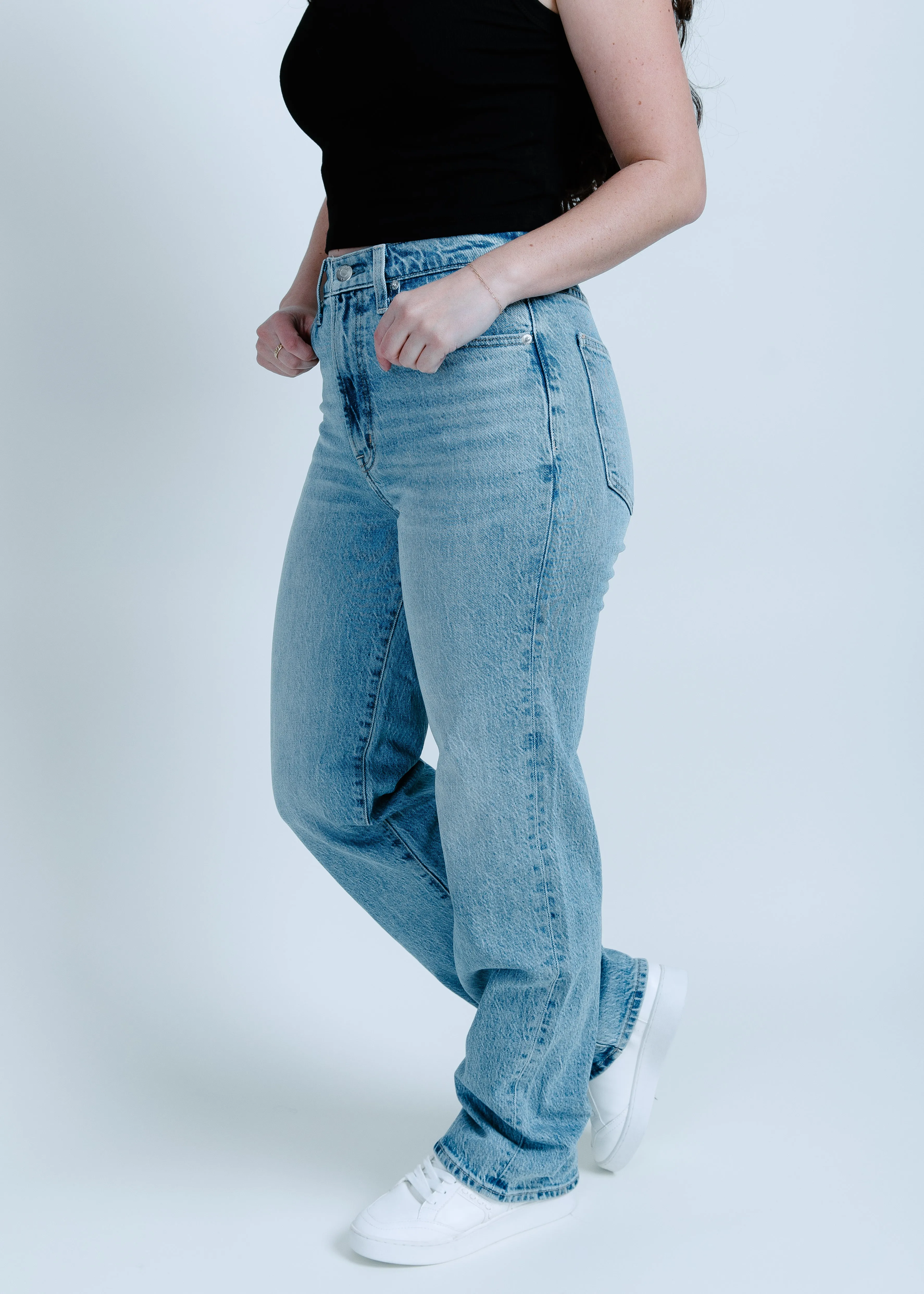 Cassie Super High Rise Straight - Fonda