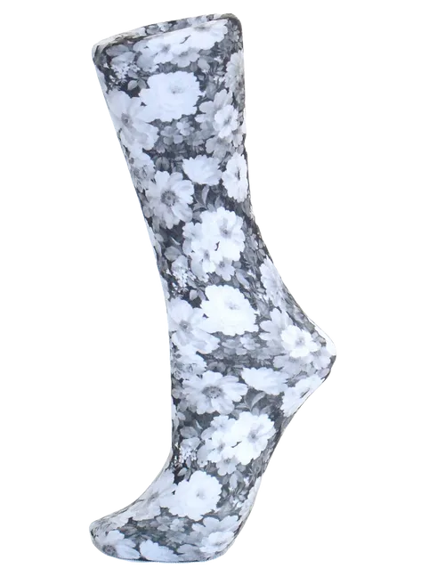 Celeste Stein ~ COMPRESSION Socks ~ Noir Roses