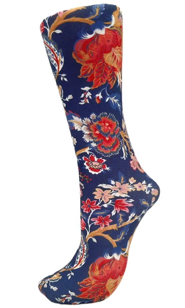 Celeste Stein ~ COMPRESSION Socks ~ Pampalore Navy