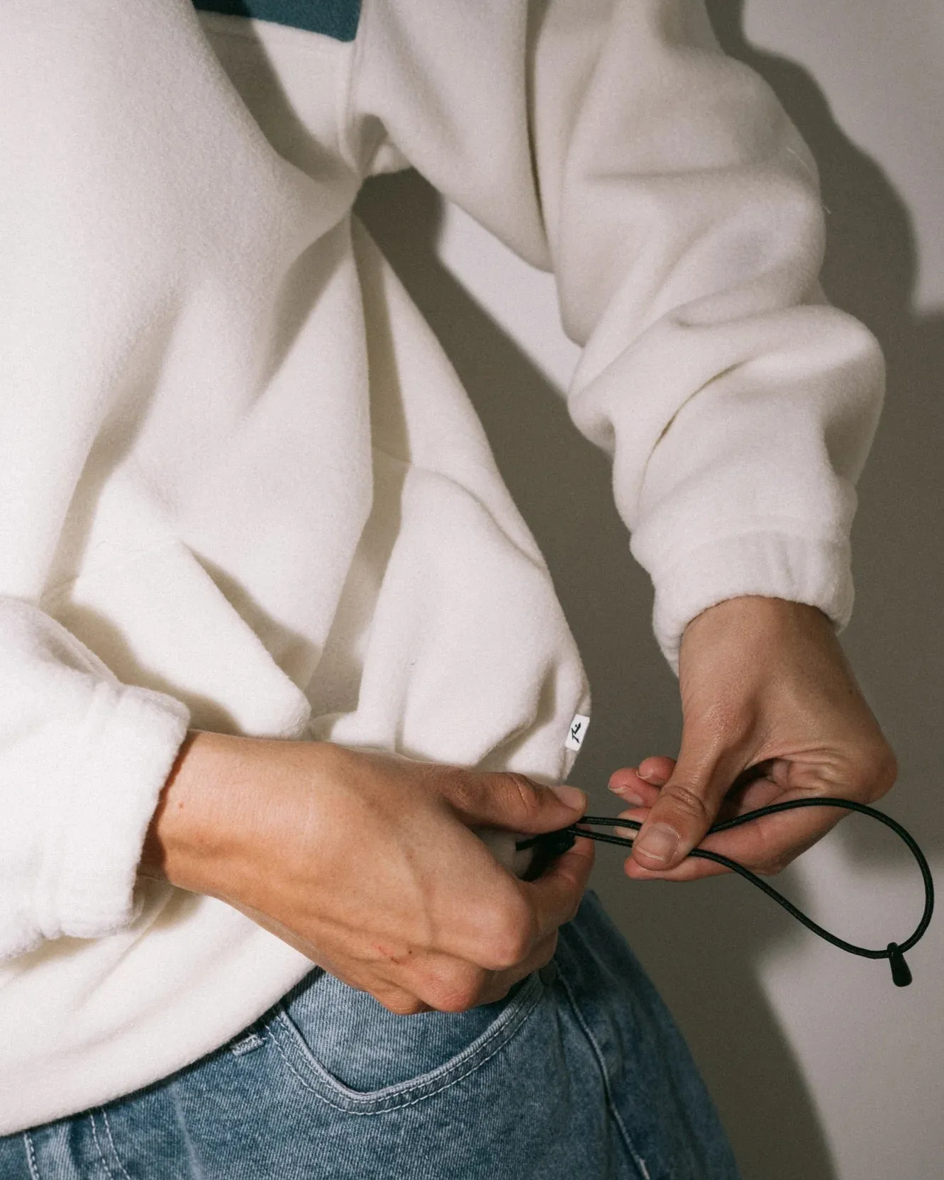 Central Division Crew Polar Fleece - Bright White