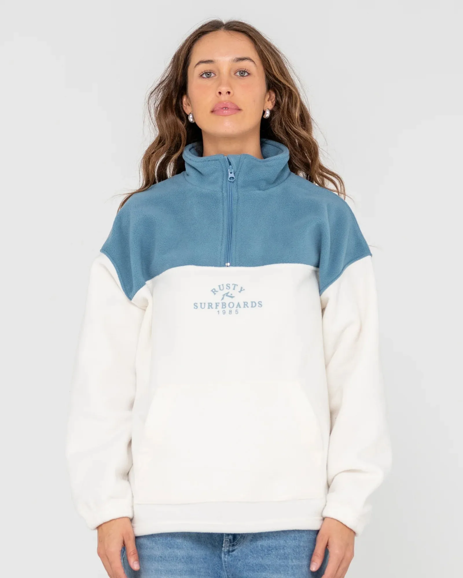 Central Division Crew Polar Fleece - Bright White