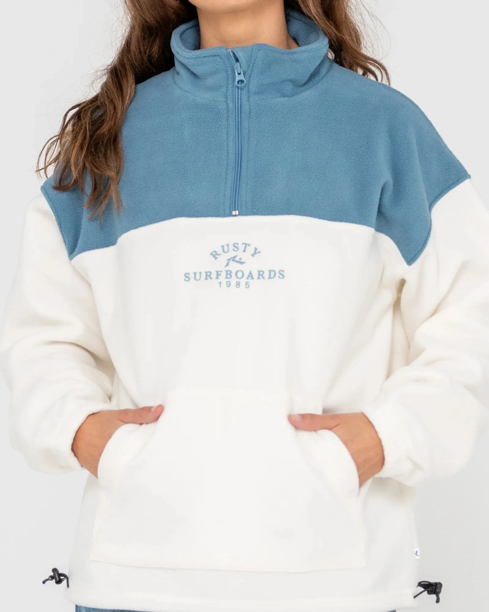 Central Division Crew Polar Fleece - Bright White