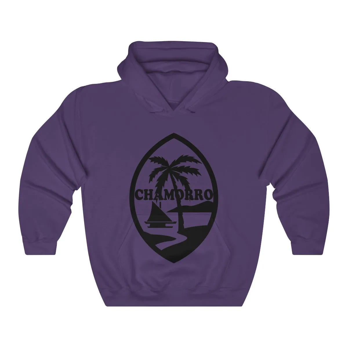 Chamorro Black Palms Unisex Heavy Blend™ Hooded Sweatshirt