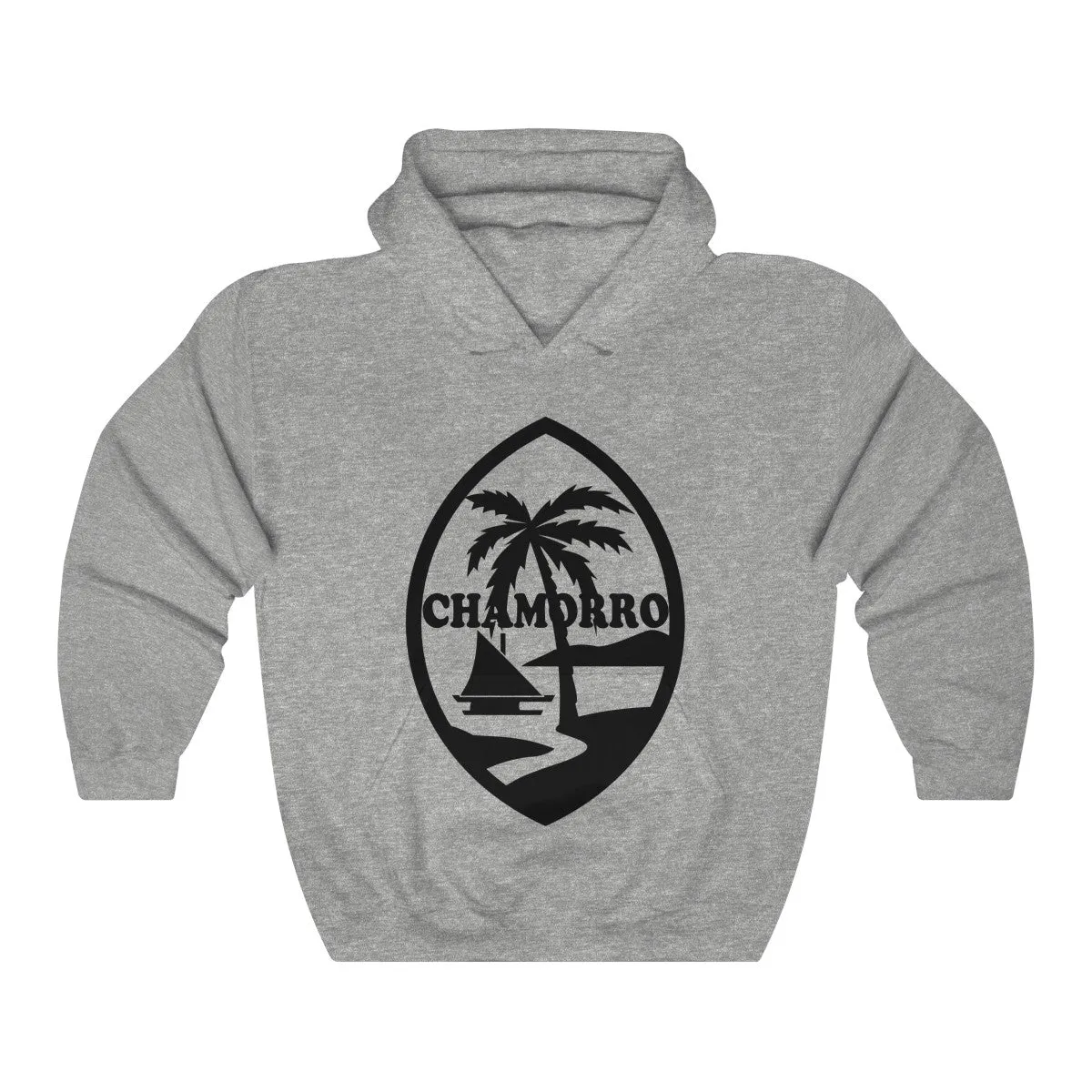 Chamorro Black Palms Unisex Heavy Blend™ Hooded Sweatshirt