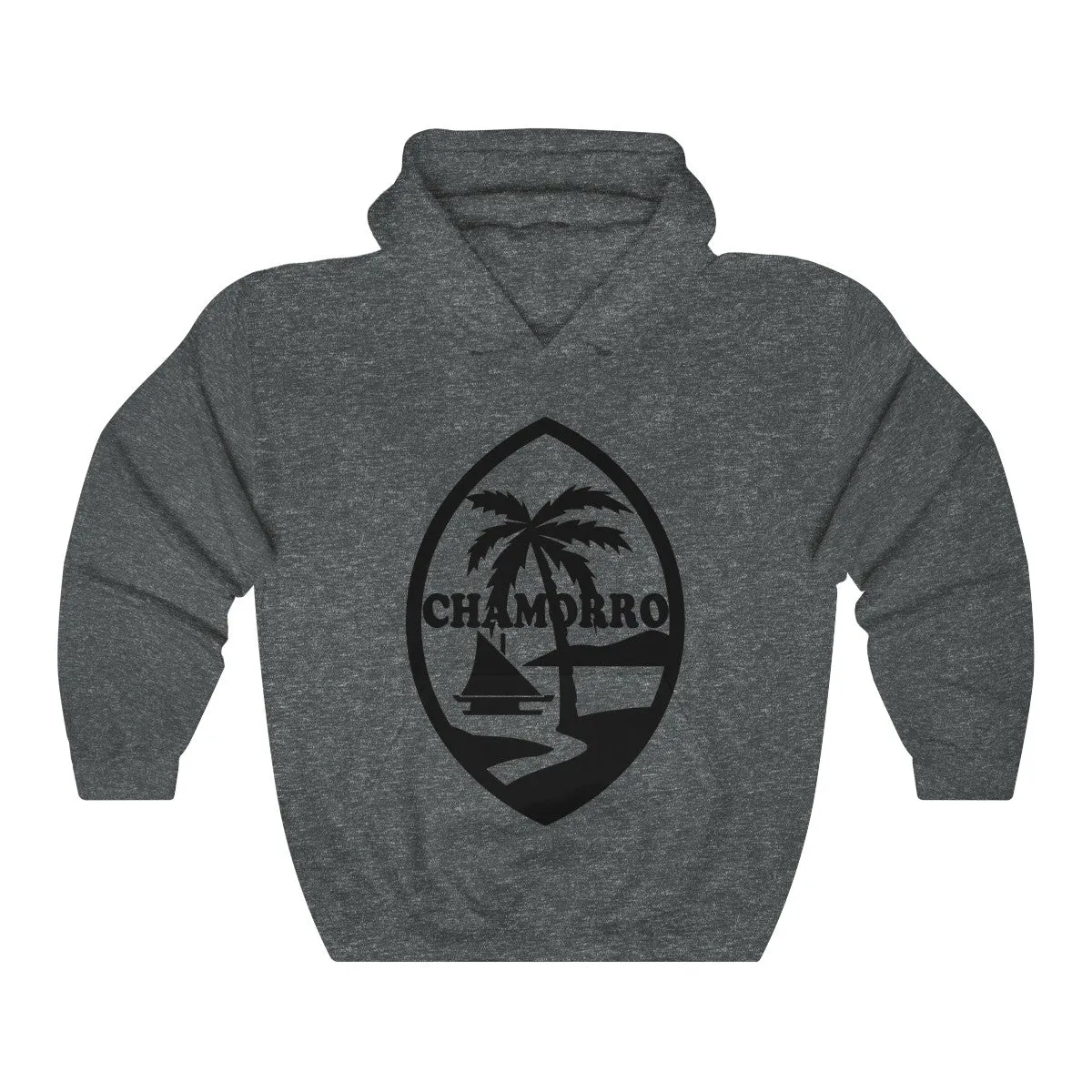 Chamorro Black Palms Unisex Heavy Blend™ Hooded Sweatshirt