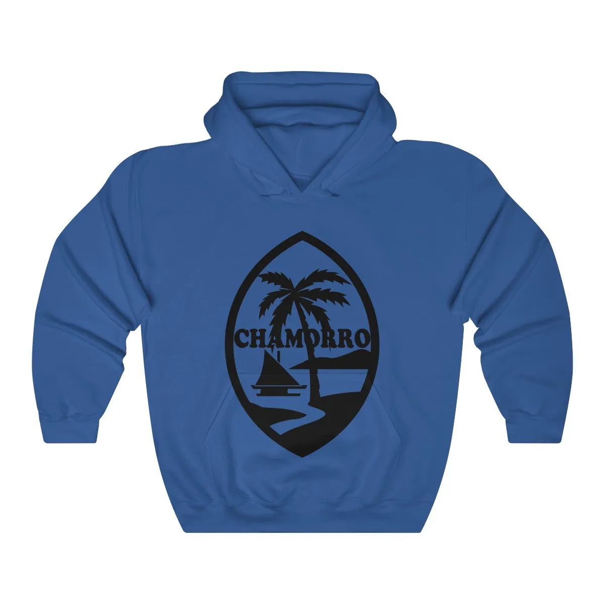 Chamorro Black Palms Unisex Heavy Blend™ Hooded Sweatshirt