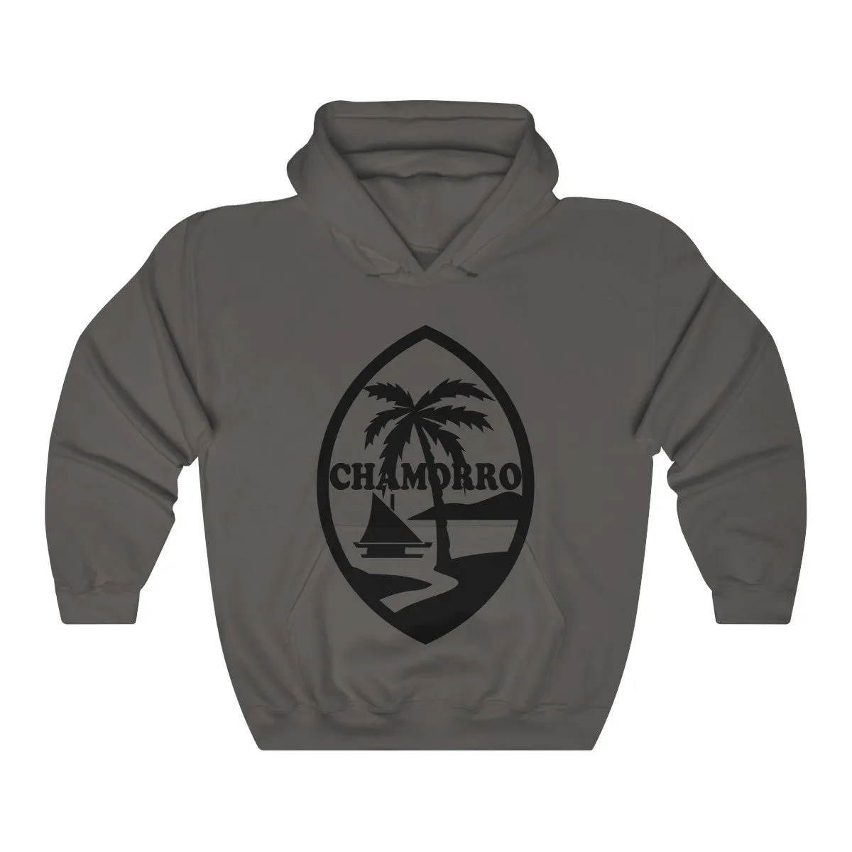 Chamorro Black Palms Unisex Heavy Blend™ Hooded Sweatshirt