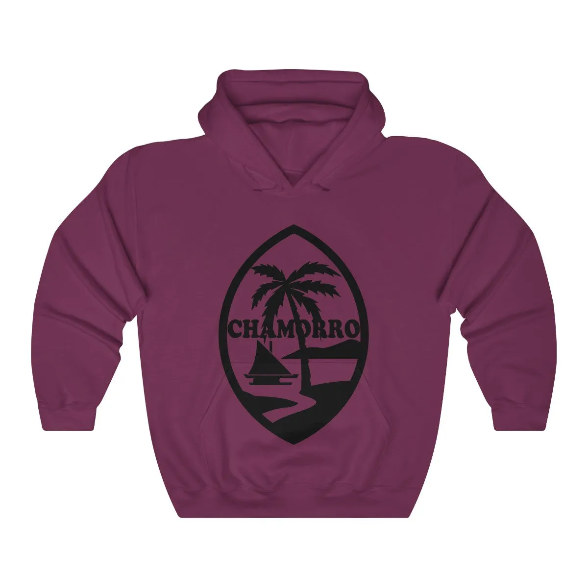 Chamorro Black Palms Unisex Heavy Blend™ Hooded Sweatshirt