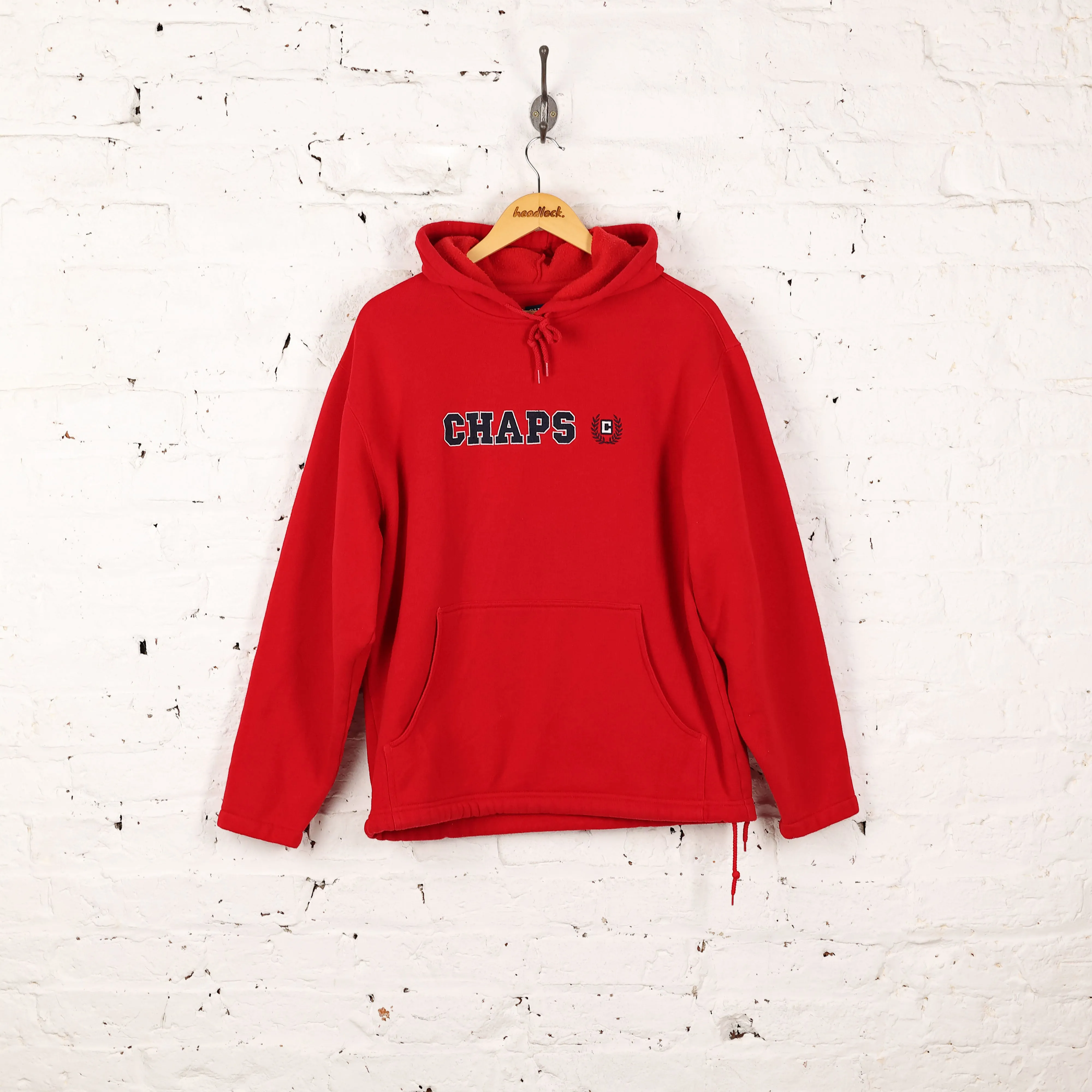 Chaps 90s Hoodie - Red - M