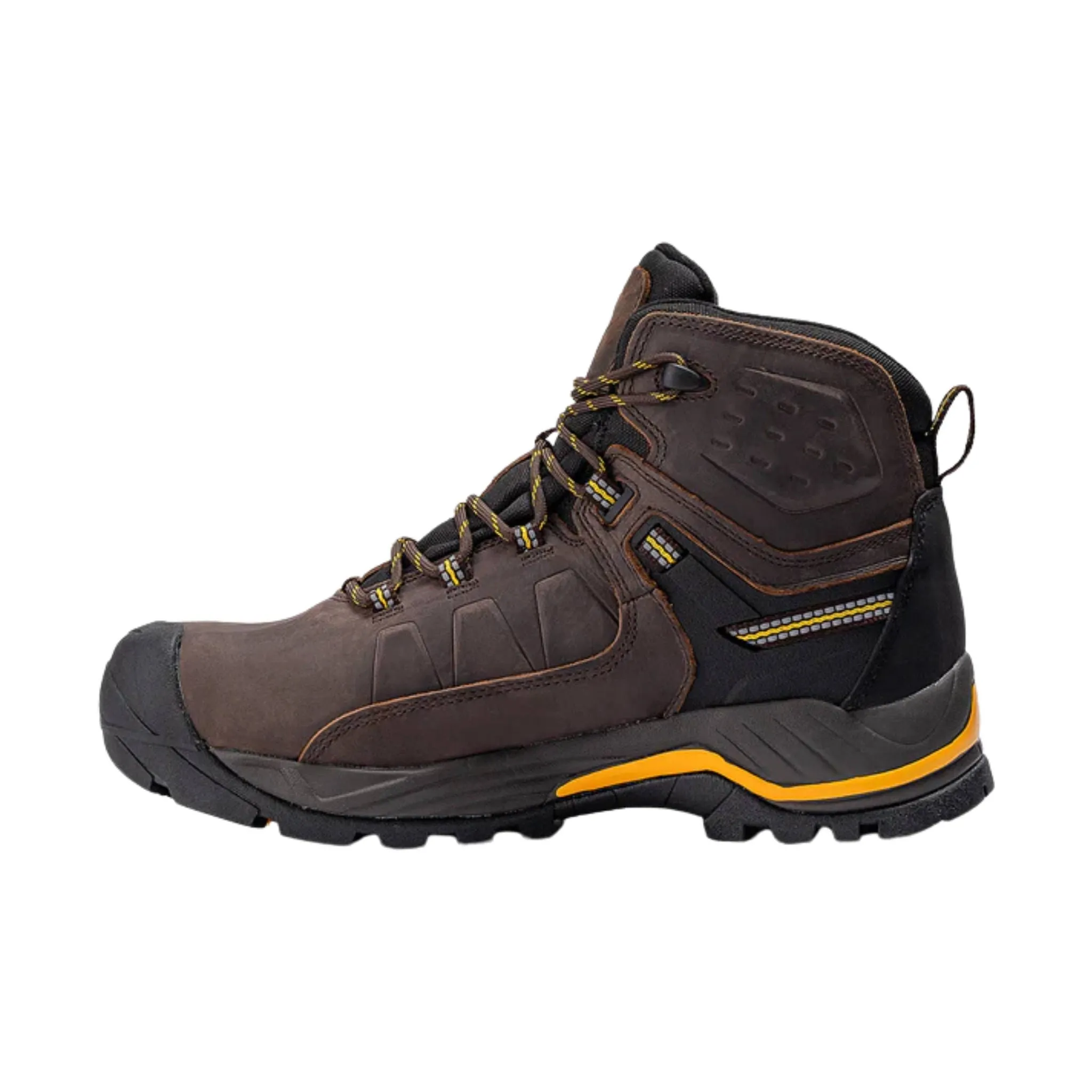 Chinook Men's Appalachia 6 Inch Waterproof Leather Hiking Work Boots - Brown