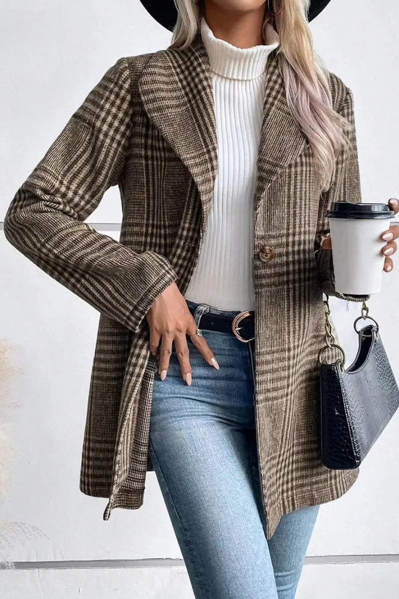 Chouyatou Womens 2024 Business Casual Blazers Long Sleeve Open Front Work Office Blazer Jacket