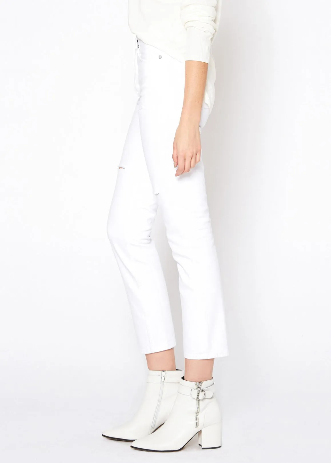 Claude High Rise Crop Straight