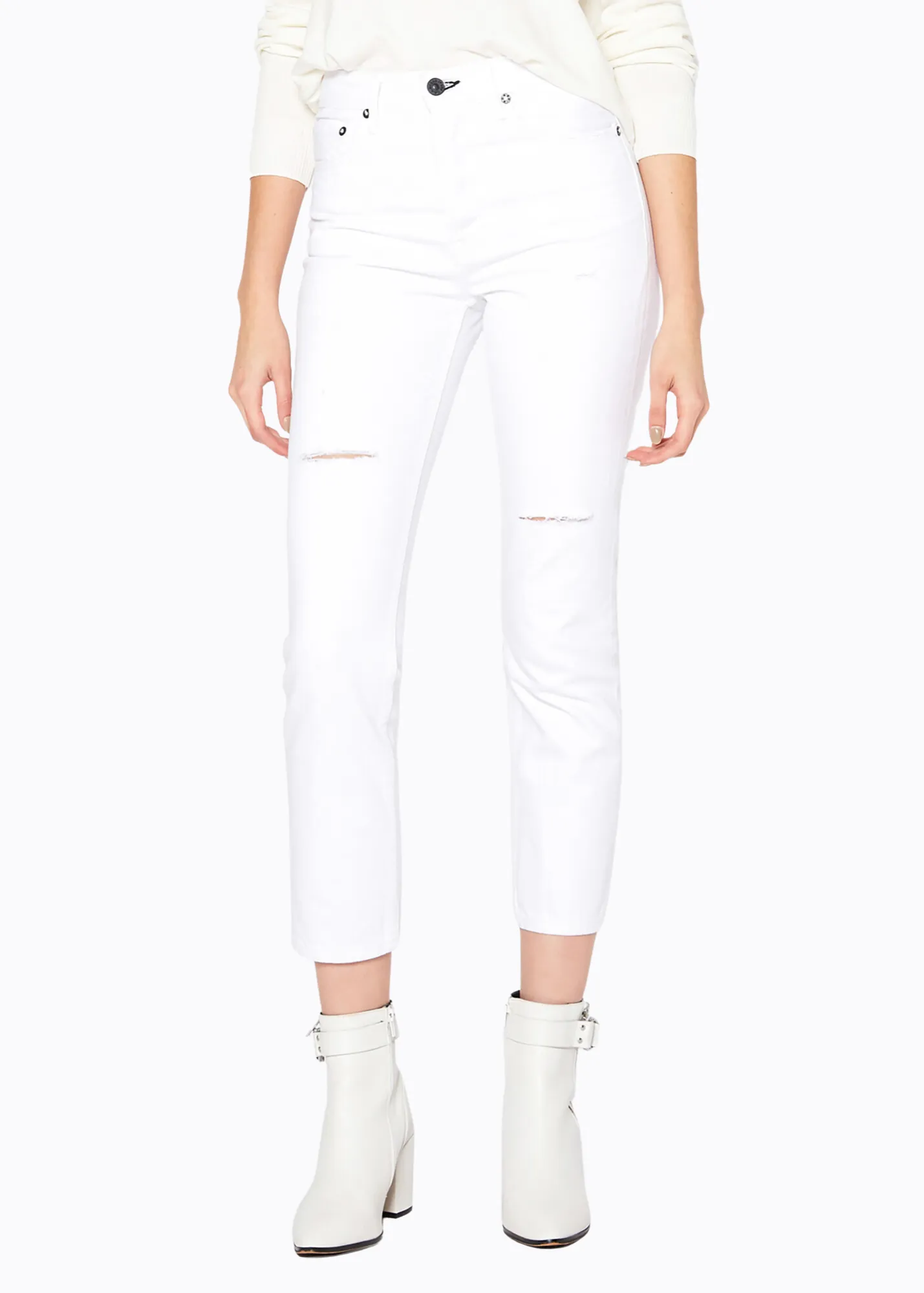 Claude High Rise Crop Straight