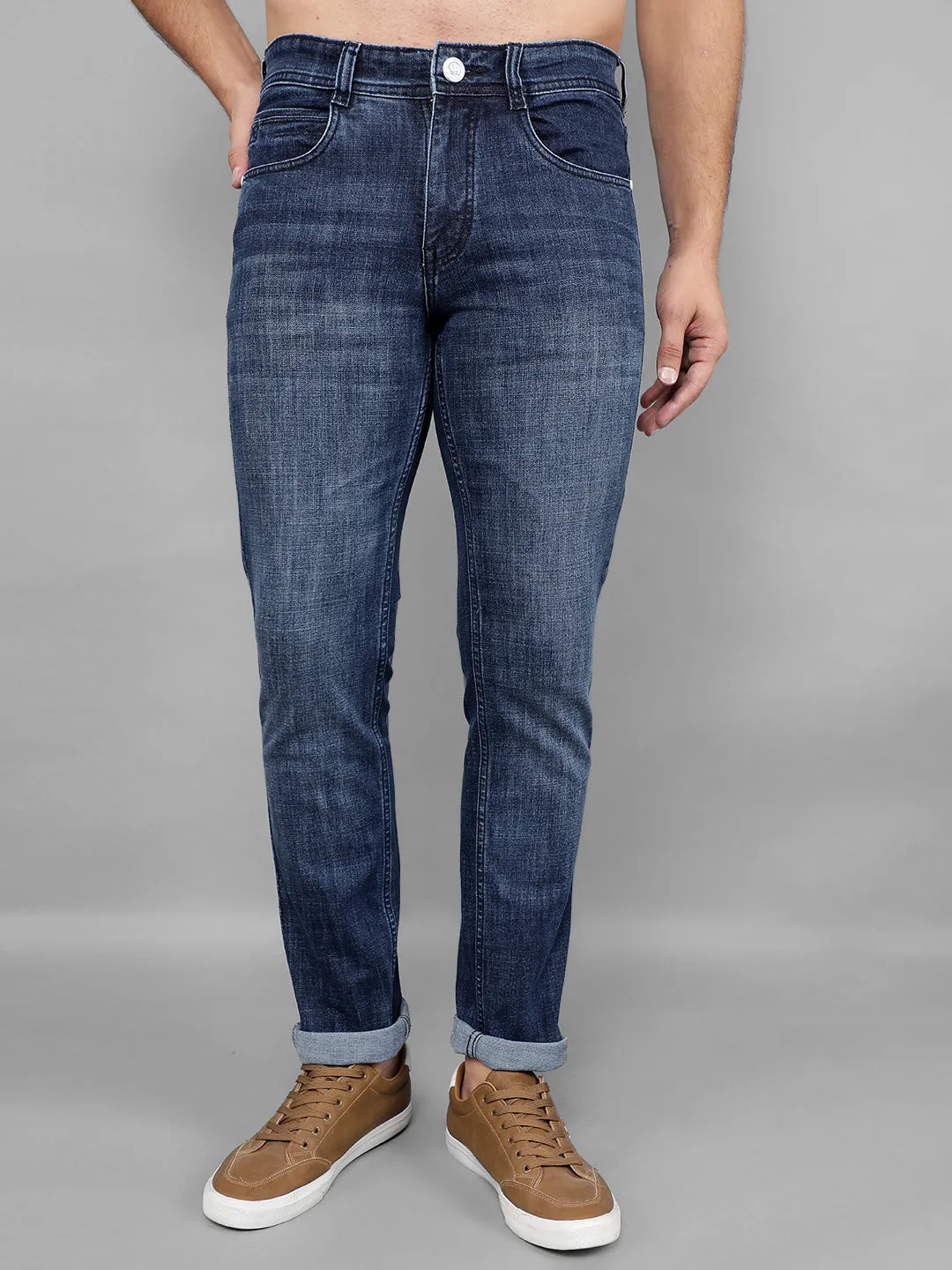 COBB Blue Narrow Fit Premium Jeans