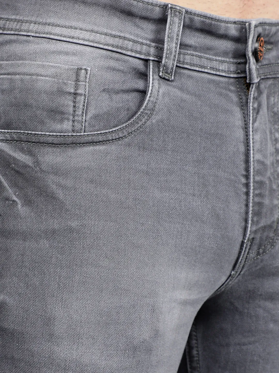 COBB Grey Narrow Fit Premium Jeans