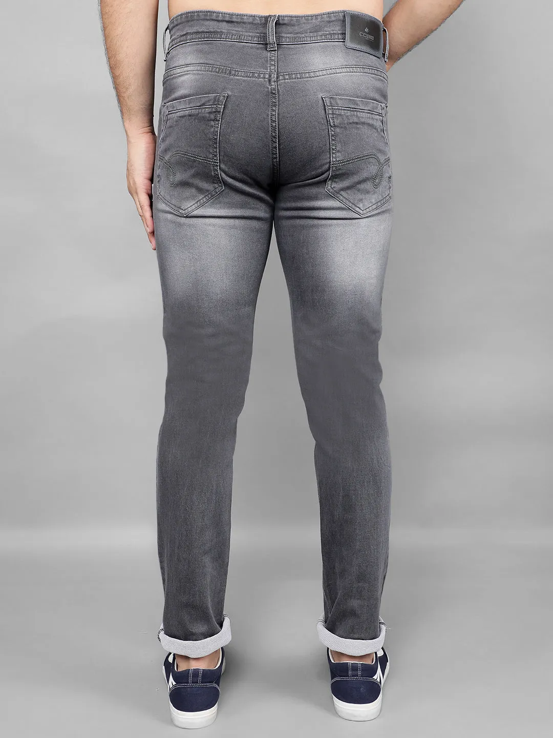 COBB Grey Narrow Fit Premium Jeans