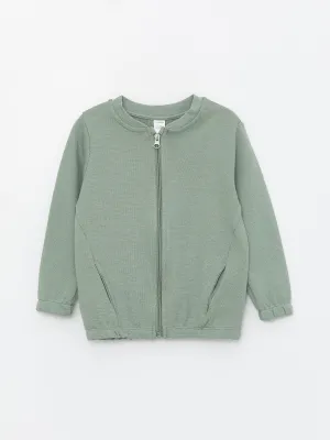 College Collar Long Sleeve Baby Boy Cardigan