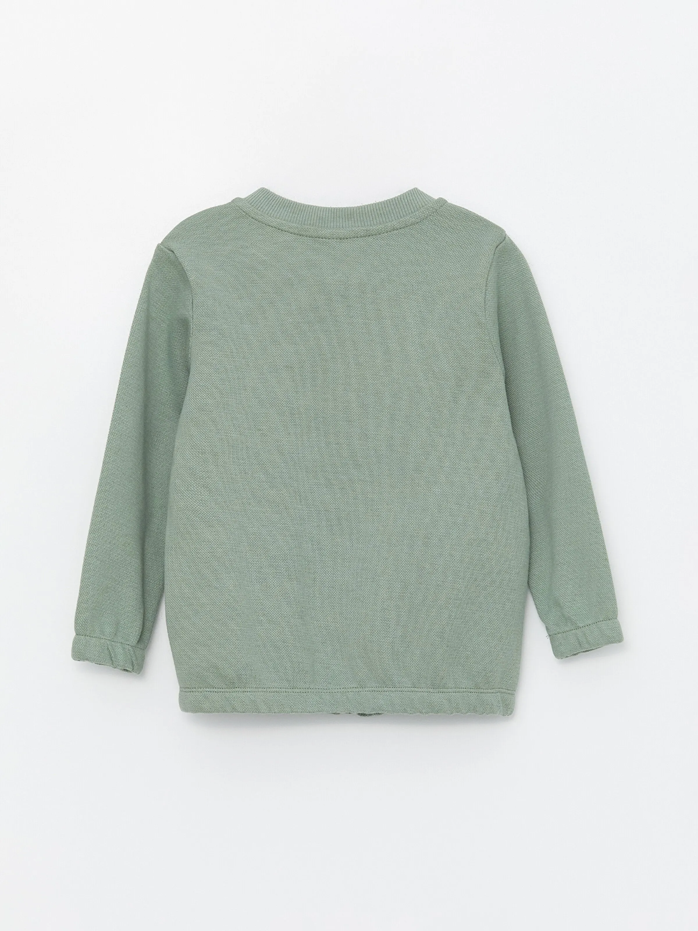 College Collar Long Sleeve Baby Boy Cardigan