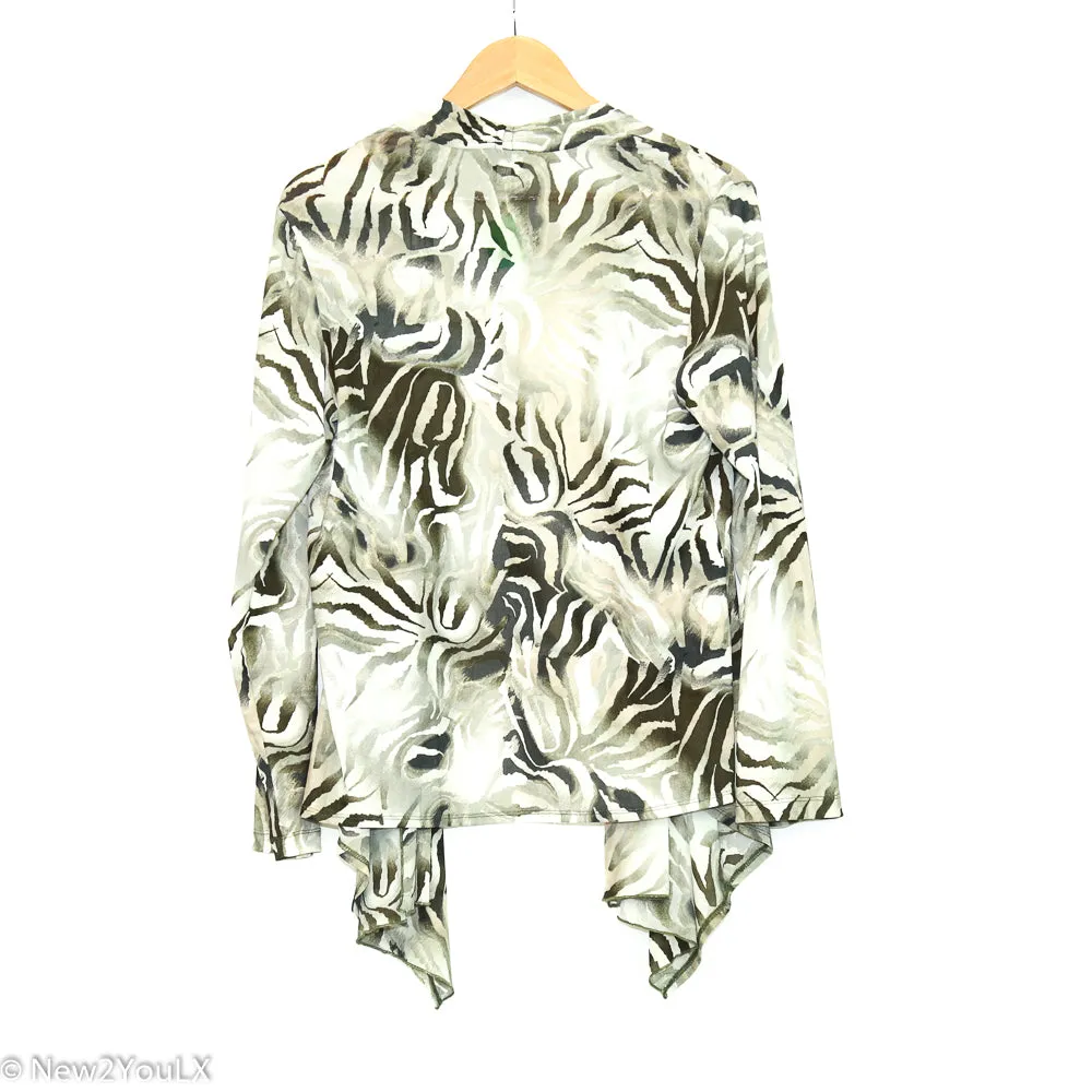 Coral Stitch Pattern Open Cardigan (Chicos)