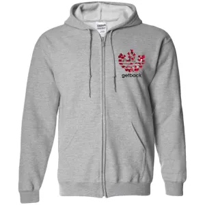 Corona Get Back - Embroidered Zip Up Hooded Sweatshirt