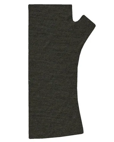Crown & Feathers Merino Fingerless Gloves - Olive Green