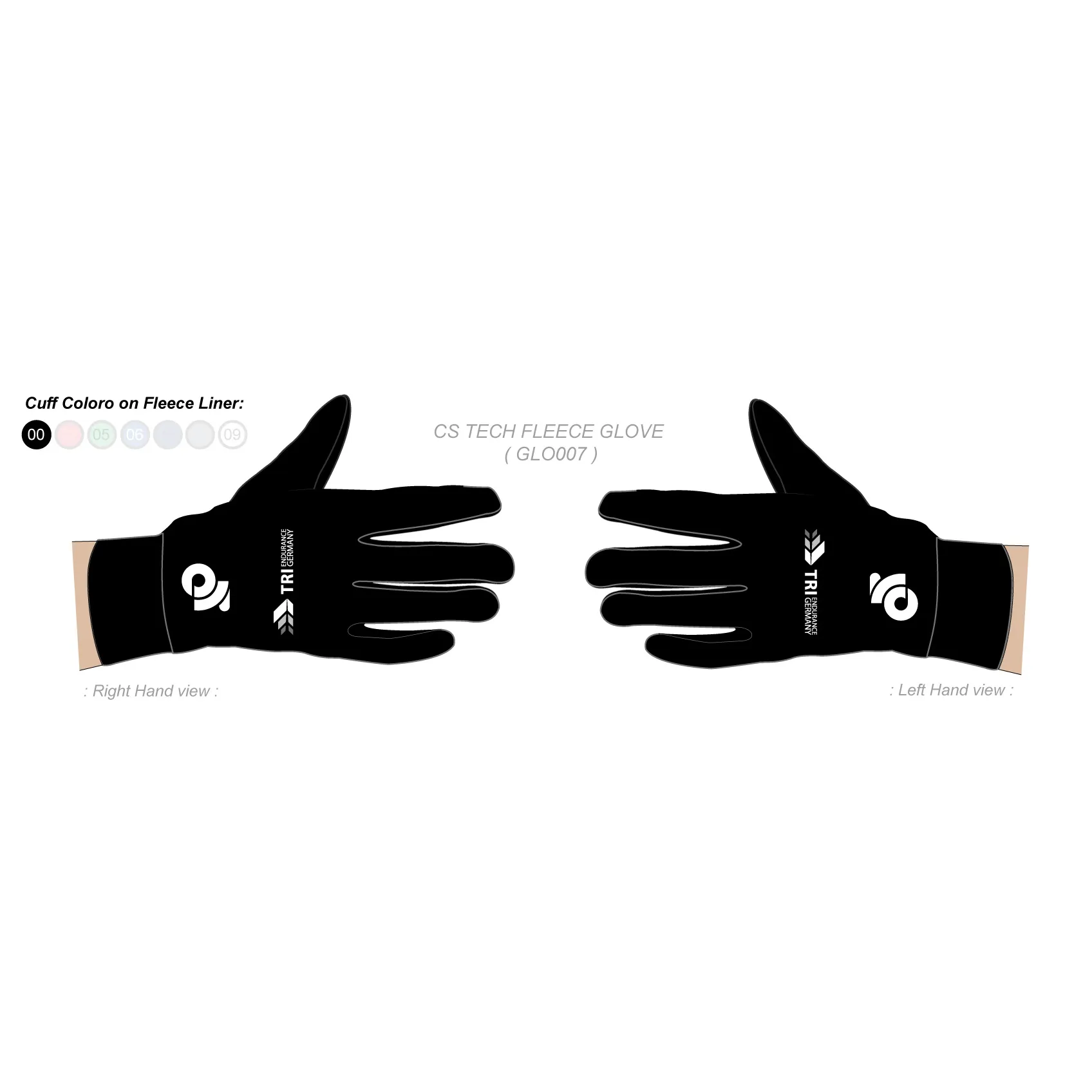 CS TechFleece Glove / Gloves Fleece Liner