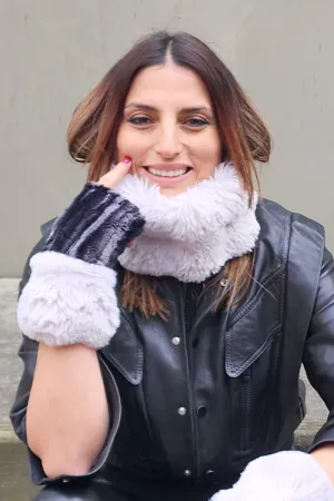 Cuffed Fingerless Gloves