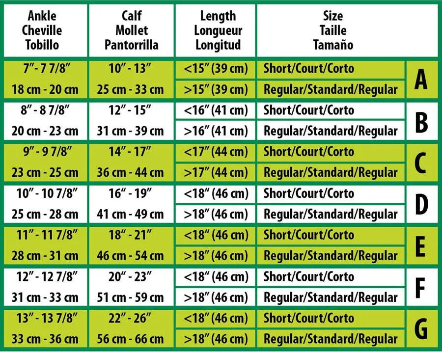 CURAD Knee-High Compression Hosiery with 15-20 mmHg, Tan, Size G, Regular