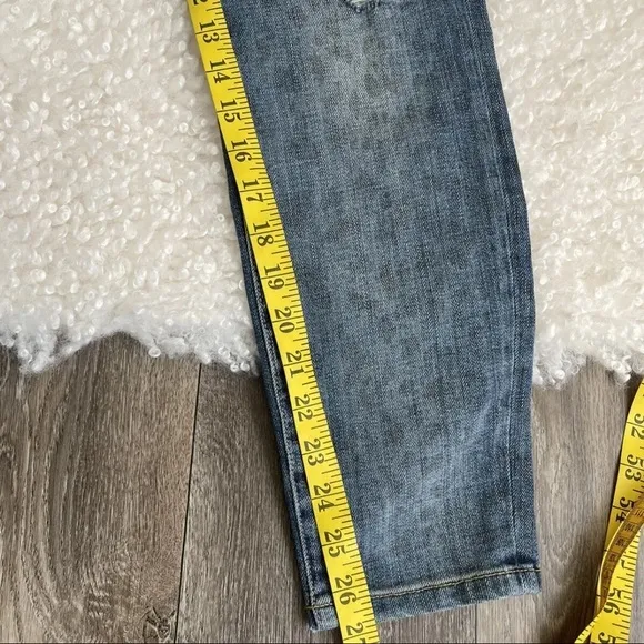 Current/Elliot The Stiletto Denim Leopard Destroy 29