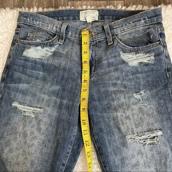 Current/Elliot The Stiletto Denim Leopard Destroy 29