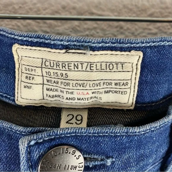 Current/Elliott Stiletto Sahara Destroy Jeans SZ 29
