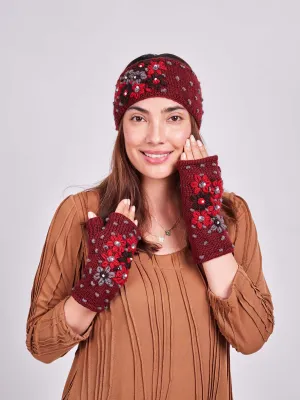 Daisy Fingerless Gloves