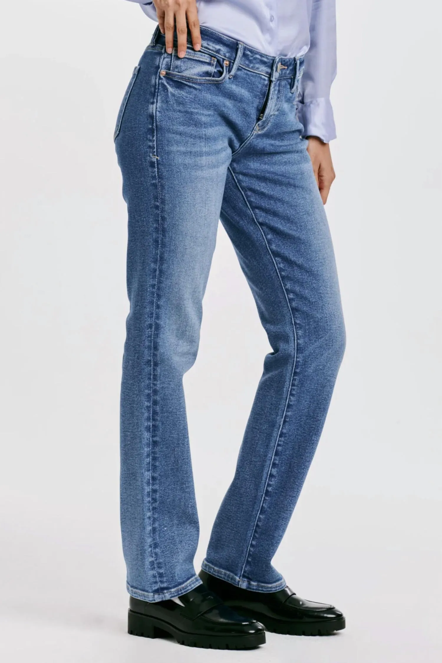 Dear John Denim - Playback Low Rise Slim Straight Jeans